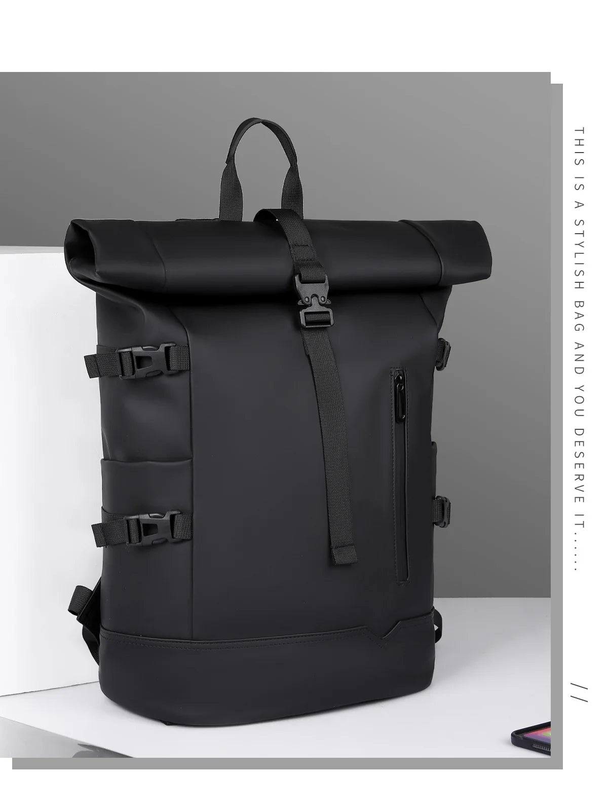 Sac à Dos Tendance Unisexe – Compartiment Laptop, Grande Capacité, Style Casual Premium - kadopascher
