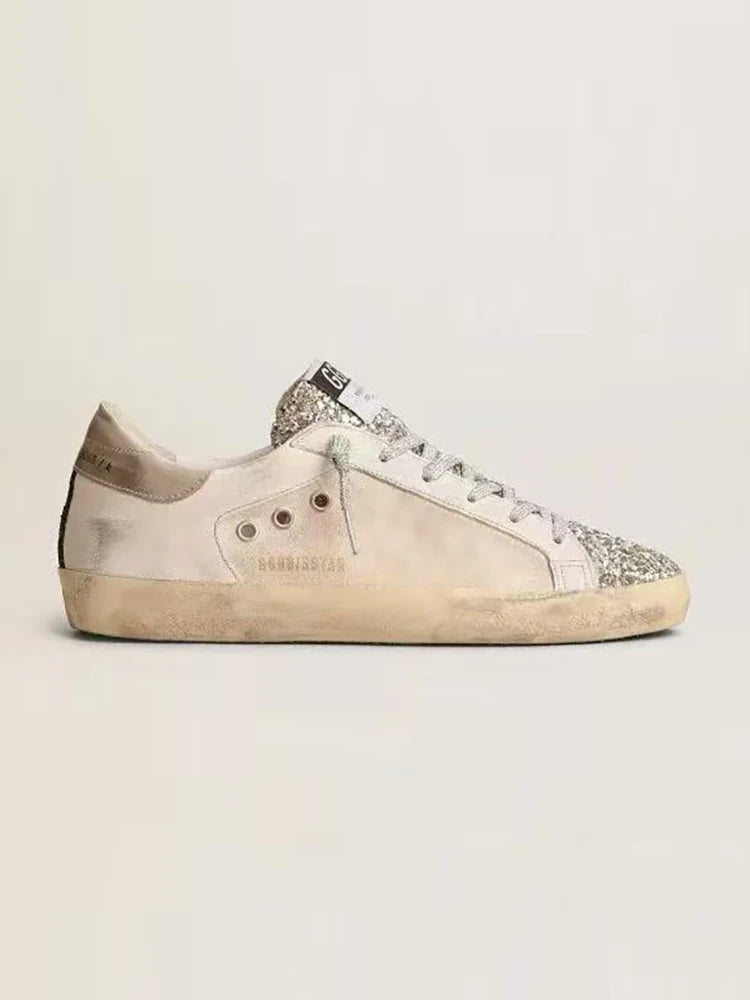 Chaussures Homme Casual Printemps Été - Baskets Paillettes Semelle Plate