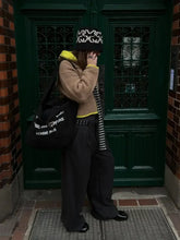 Cardigan stylé hiver pour femme / Cozy Women Elegant Blocking Knitted Cropped Cardigan Lapel Full Sleeves Zipper Pockets Loose Sweaters Lady Winter Daily Wears