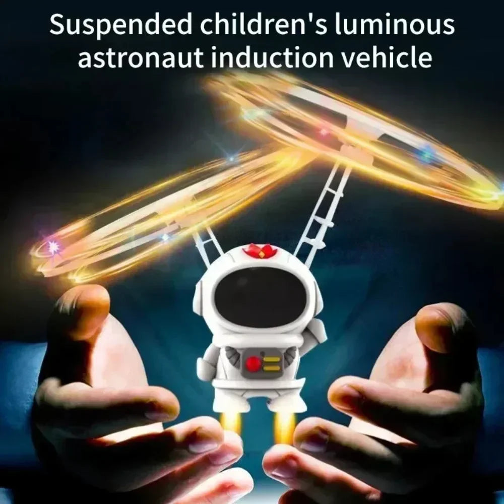 Robot Astronaute Volant Lumineux Lévitation UFO - Jouet Interactif LED - kadopascher