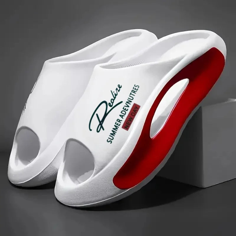 Sandales Homme EVA Légères - Claquettes Design Cartoon Intérieur/Extérieur