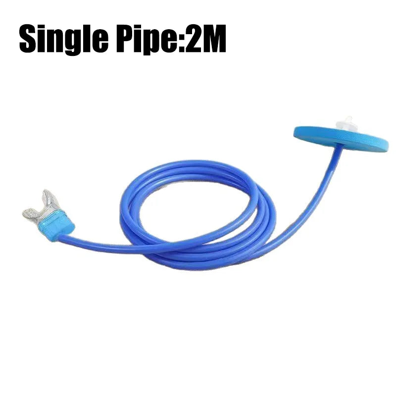 Tuba de Plongée Pliable en Silicone – Tube Respiratoire Anti-Étouffement pour Natation & Snorkeling