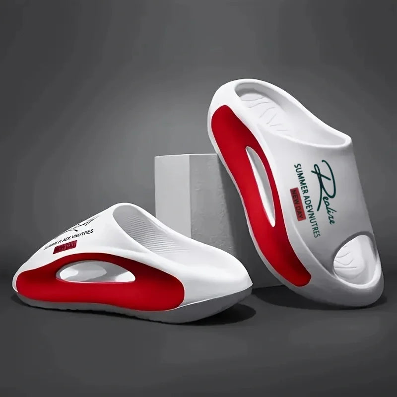 Sandales Homme EVA Légères - Claquettes Design Cartoon Intérieur/Extérieur