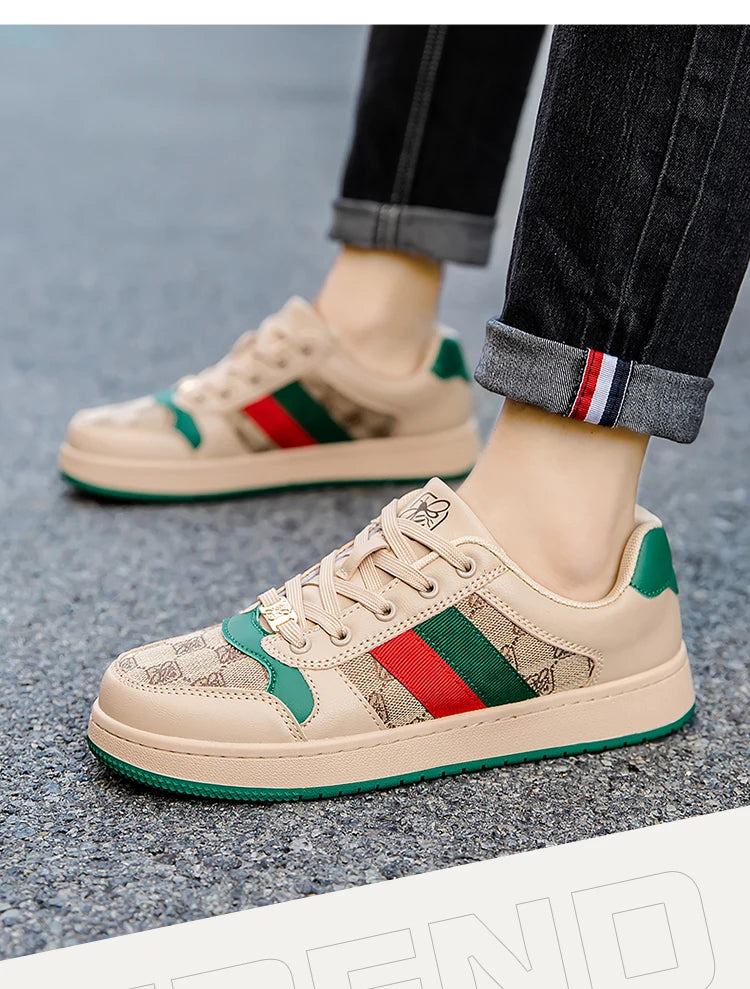 Zapatos casuales de ante genuino para hombre: zapatillas premium cómodas para todas las estaciones