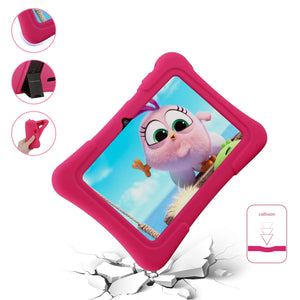 Tablette éducative pour enfant / Logiciel enfant installé / Plusieurs programmes 4-11 ans / PRITOM 7 Inch Kids Tablet Quad Core Android 10 32GB WiFi Bluetooth Educational Software Installed - kadopascher