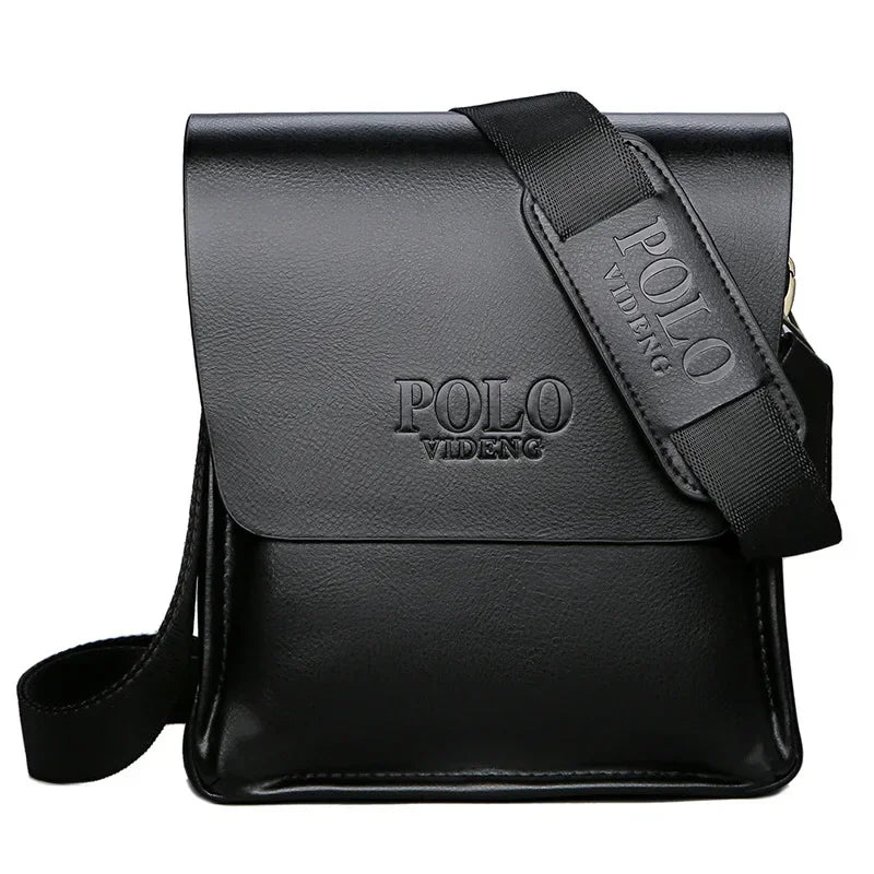 Sacoche cuir POLO Homme - kadopascher