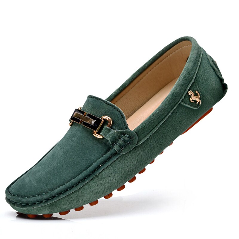 Chaussures de luxe automobile homme / YRZL Size 48 Loafers Men Luxury Brand Moccasins Shoes - kadopascher