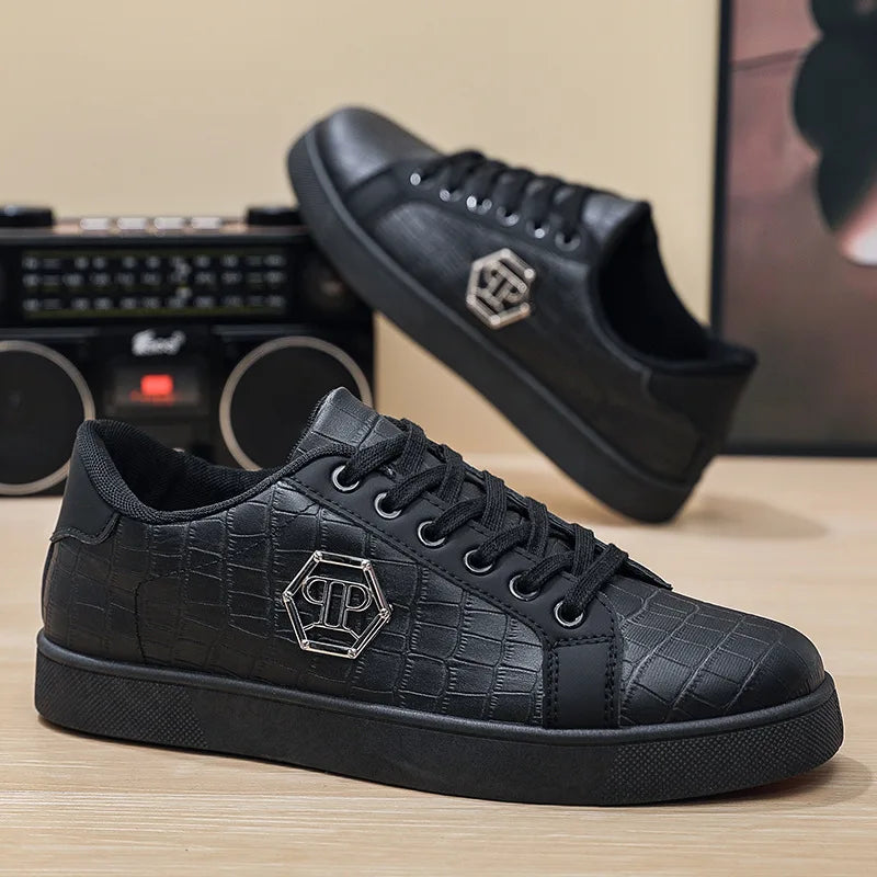 Men's Luxury Breathable Leather Shoes - Casual Elegant Premium Comfort