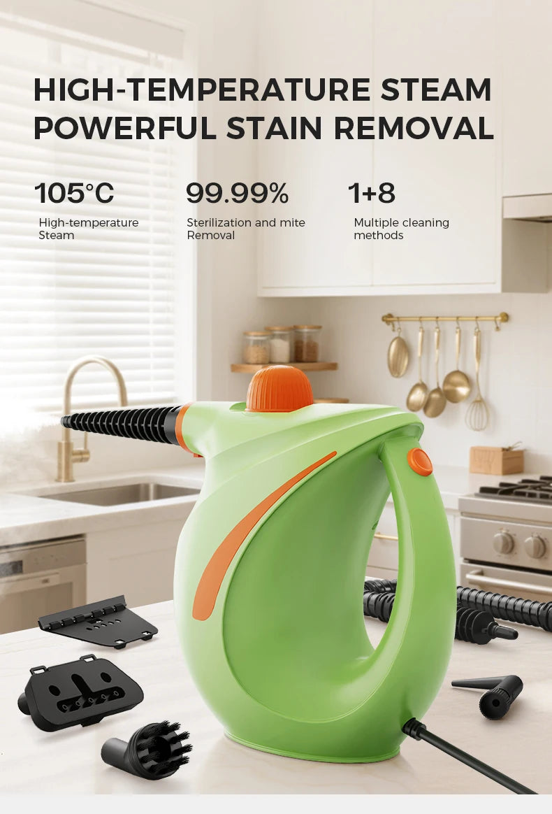 Nettoyeur Vapeur Haute Pression 1200W - Portable Multifonction Cuisine Auto Climatisation - kadopascher