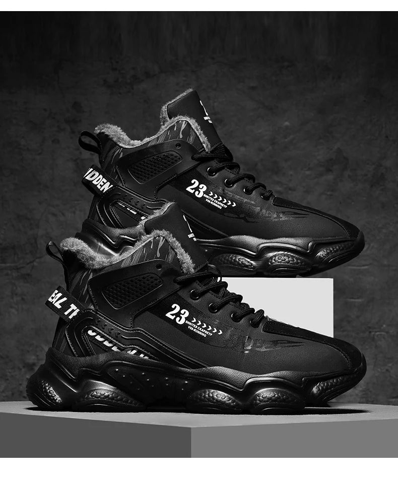 Chaussures Homme Basketball Casual - Baskets Semelle Épaisse Lacets Sport