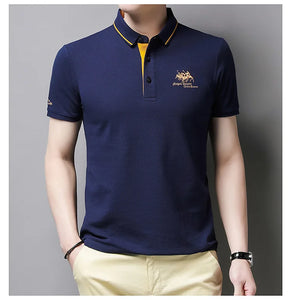 Polo brodé luxe été 2024 / New Summer Korean  Embroidered Polo Shirt Men's Luxury