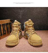 CYYTL Mens Boots Winter Shoes Casual Leather Ankle Platform Cowboy Tactical Military Combat Chelsea Work Safety Designer Luxury - kadopascher