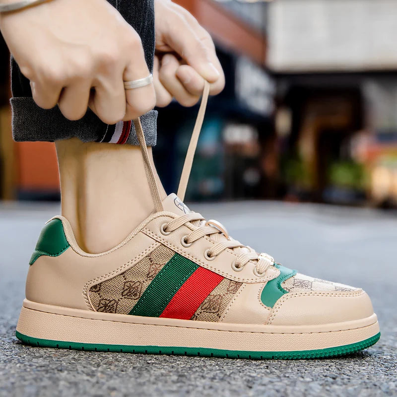 Zapatos casuales de ante genuino para hombre: zapatillas premium cómodas para todas las estaciones