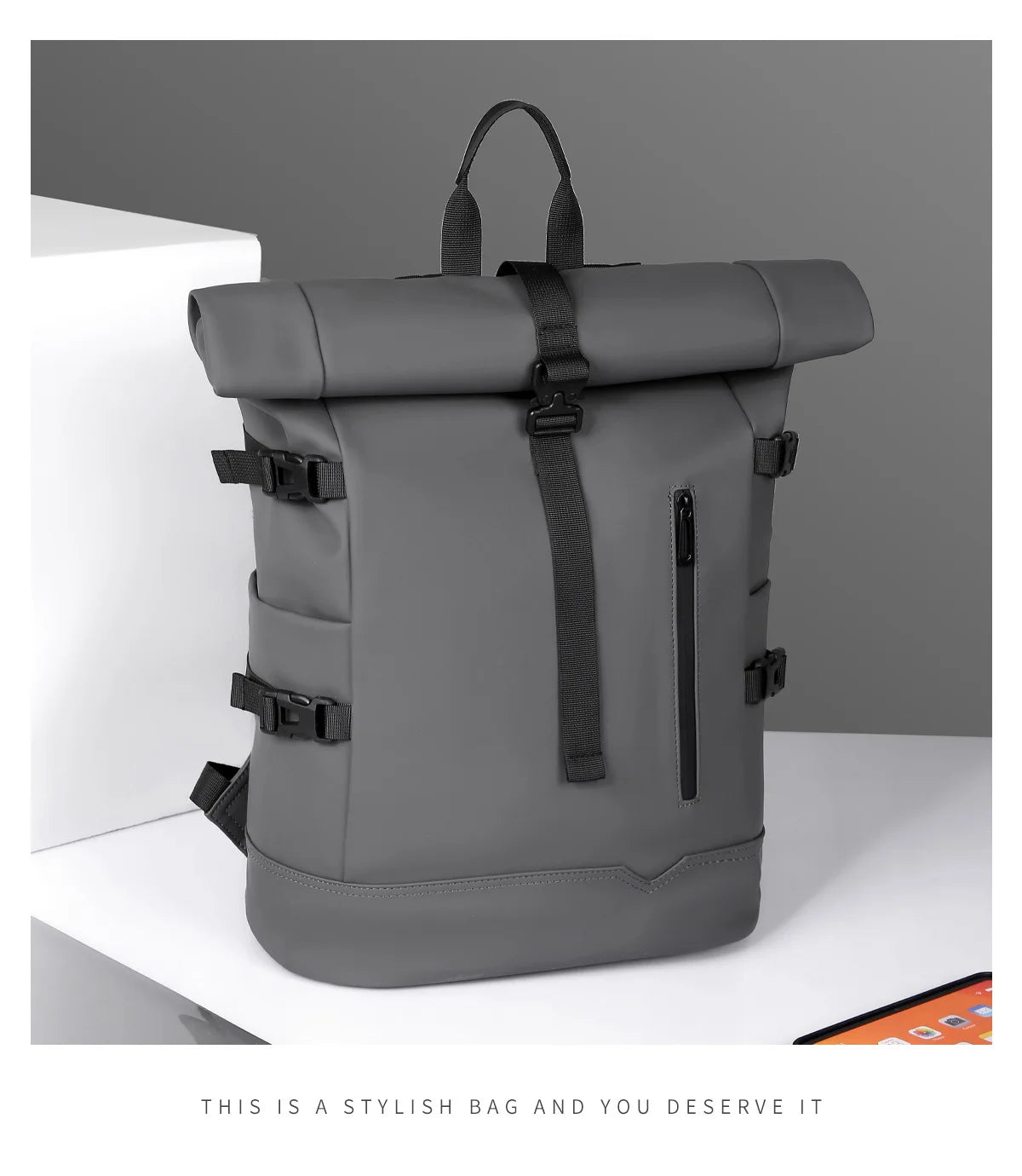 Sac à Dos Tendance Unisexe – Compartiment Laptop, Grande Capacité, Style Casual Premium - kadopascher