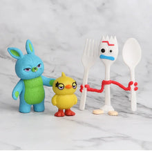 Disney 7PCS Toy Story 4 Action Figures Toys Woody Jessie Buzz Lightyear Forky Pig Bear Figura Model Doll Figurine Kids Boy Gifts - kadopascher