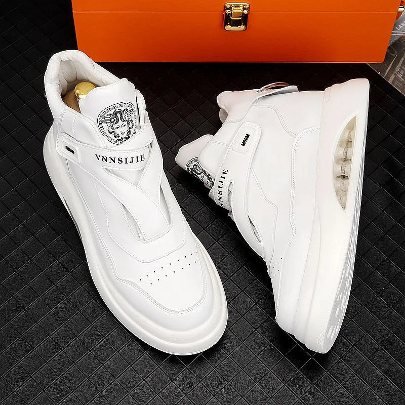 Sneakers Montantes Homme – Chaussures Casual Légères Respirantes Semelle Épaisse