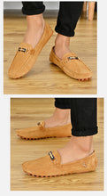 Chaussures de luxe automobile homme / YRZL Size 48 Loafers Men Luxury Brand Moccasins Shoes - kadopascher