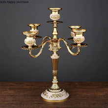 Chandelier / European Style Candle Holders Wedding Retro Household Western Food Romantic Candlelight Dinner