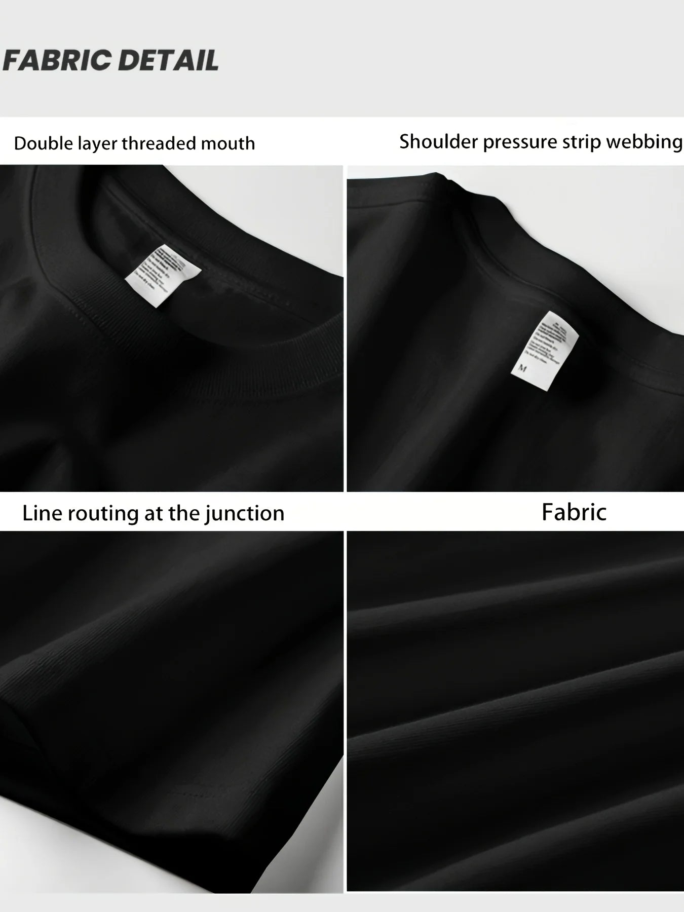 T-shirt homme collection 2025 chic et élégant 
summer 100% pure cotton fashionable casual loose black rabbit cartoon pattern printed round neck short sleeved T-shirt top - kadopascher