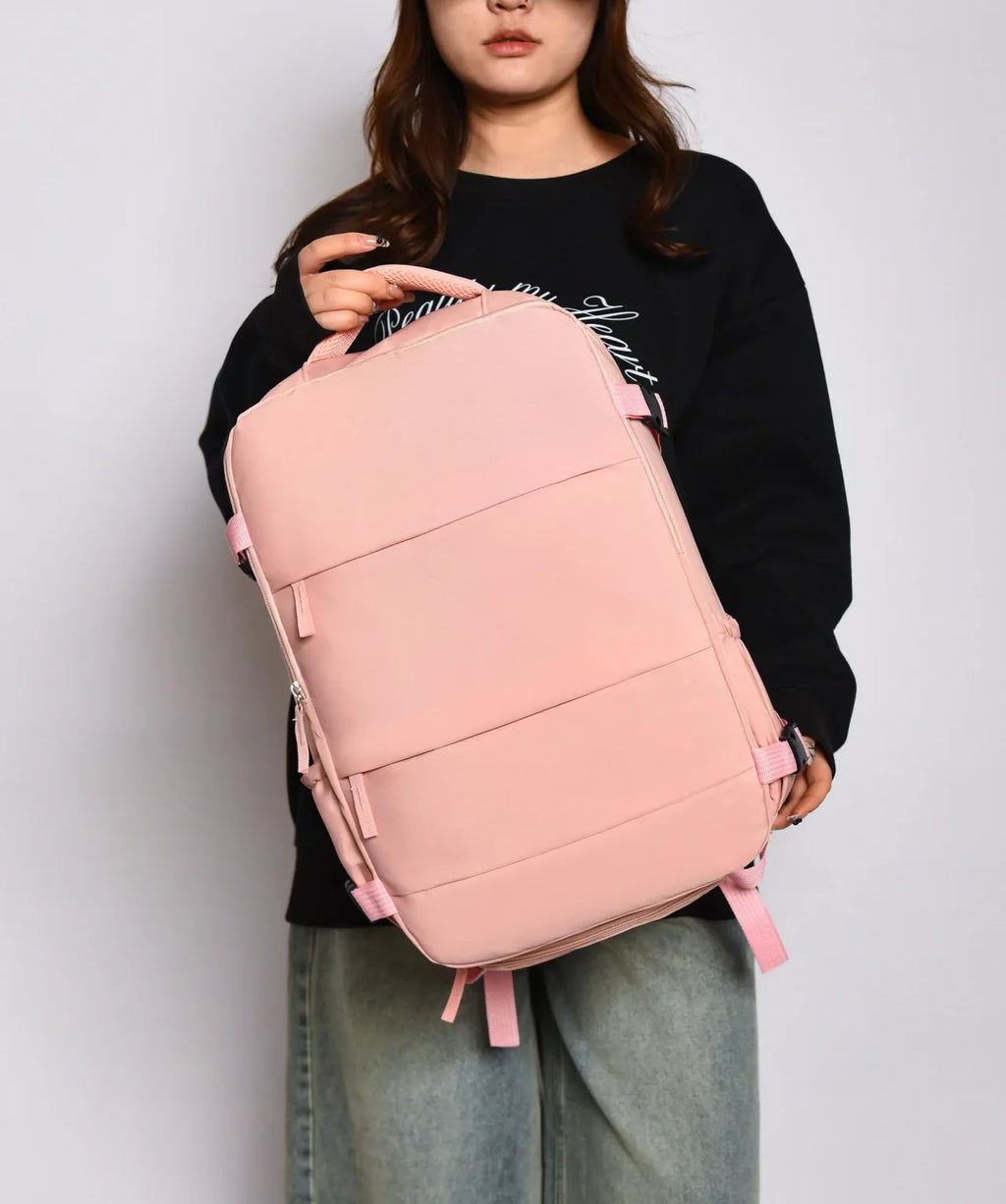 Couples Leisure Lightweight Backpack Travel Backpack Female New Backpack Student Schoolbag Large Capacity Travel Commuter Luggag - kadopascher