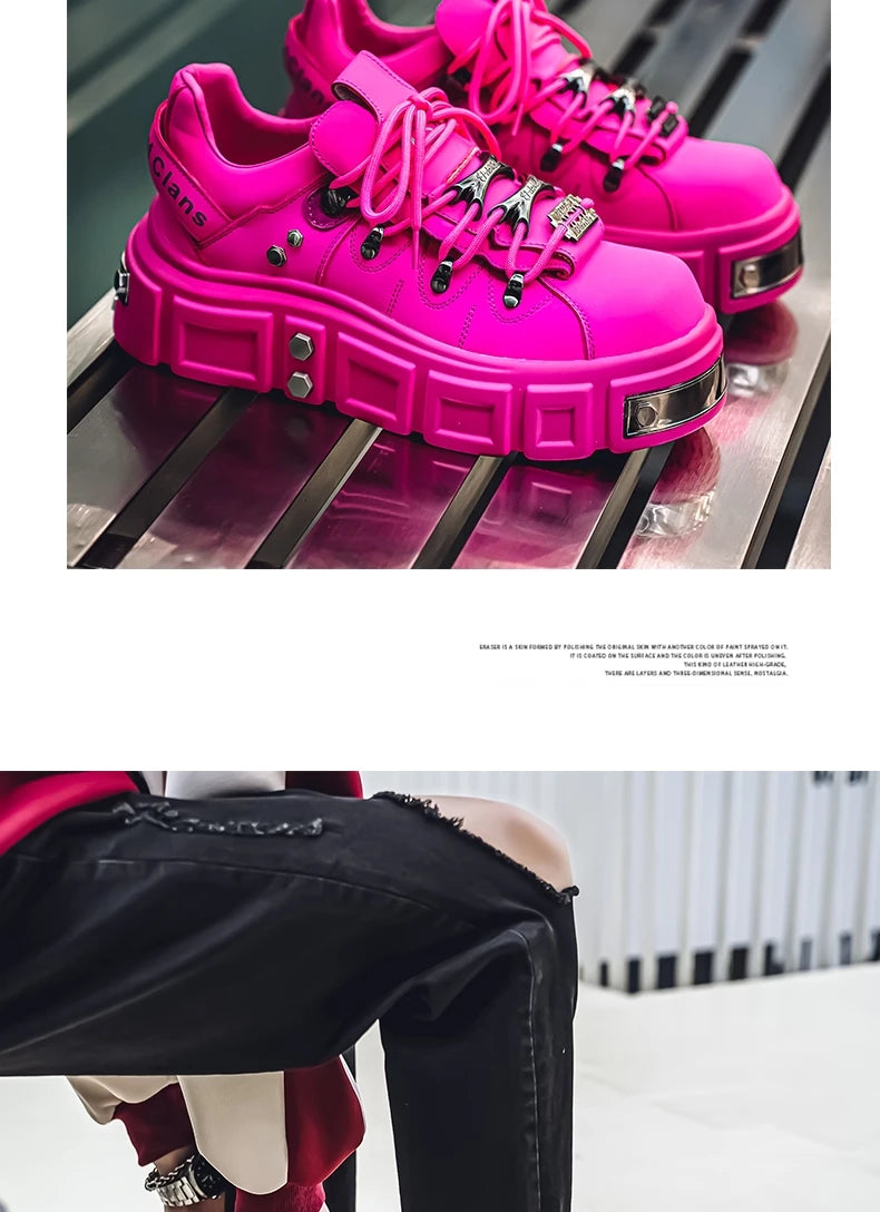 Sneakers Skateboard Homme Cuir - Chaussures Sport Outdoor Respirantes