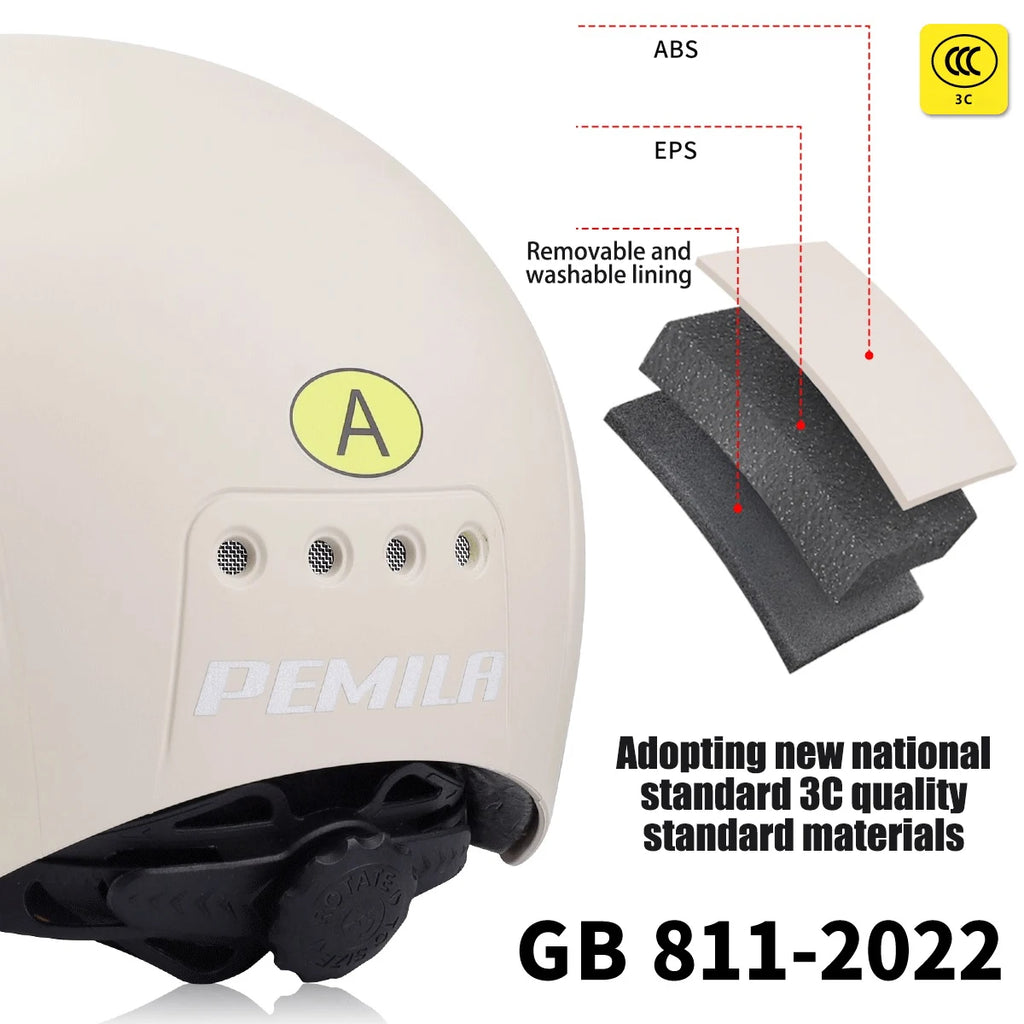 Casque Vélo PEMILA V-08T avec Lunettes HD Intégrées – Protection 4 Saisons | MTB Route E-Bike - kadopascher