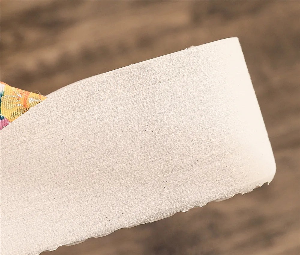 Claquettes Sandales femme été 2025 / Fashion Women Flip Flops Summer Beach Platform Slippers Casual Outside Wedges Sandals Summer Women Shoes - kadopascher