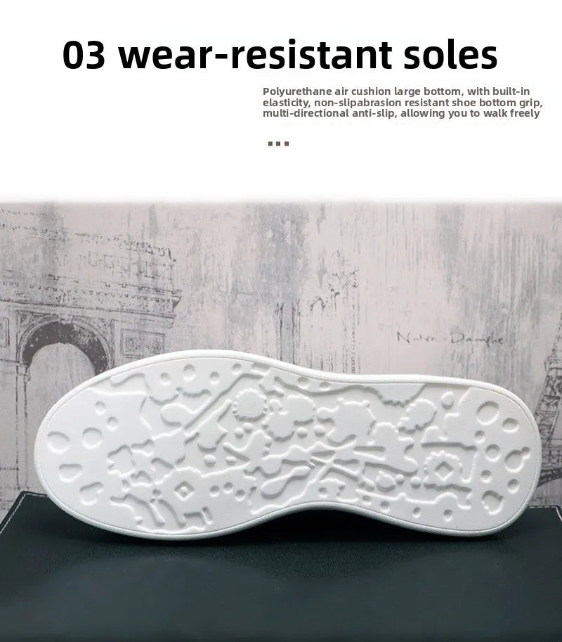 Sneakers Montantes Homme – Chaussures Casual Légères Respirantes Semelle Épaisse