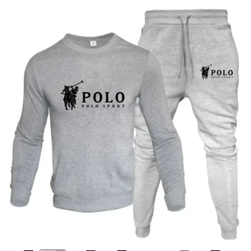 Ensemble Sportswear Homme 2 Pièces - Sweat Col Rond + Pantalon Jogging Confort - kadopascher