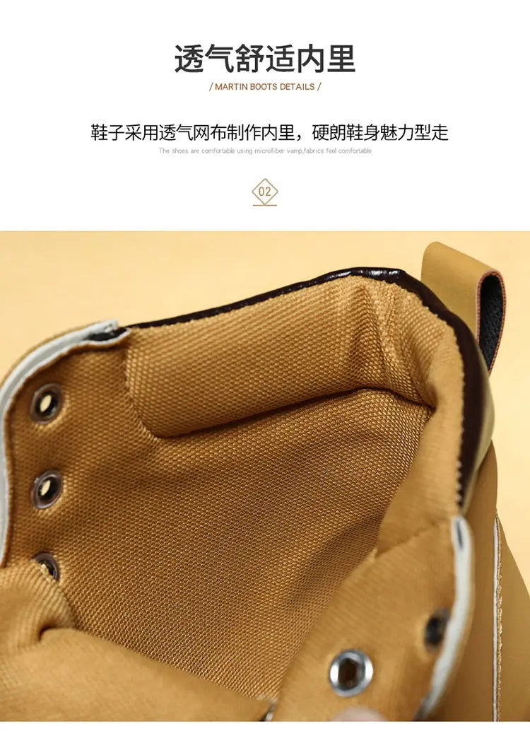 Boots Moto Homme Montantes Cuir - Chaussures Biker Style Motard