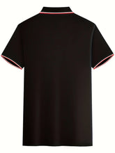POLO PARIS Mod homme 2024 / Men's Summer Cotton PARIS pattern POLO Shirt Tops