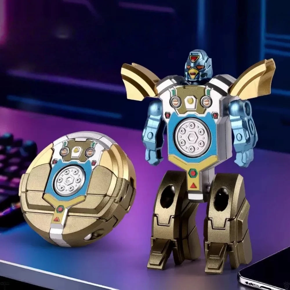 Robot transformer pocket / New 360 Rotating Ball Deformation Robot Fingertip Gyro Decompression Toy, Anti-compression Adult Sensory Toys, Children's Gifts