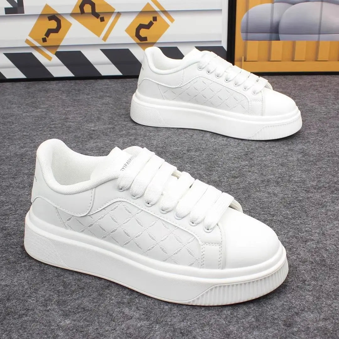 Chaussures Plateforme Homme Automne 2025 – Sport Casual Confortables | Cuir PU EU 38-48 - kadopascher