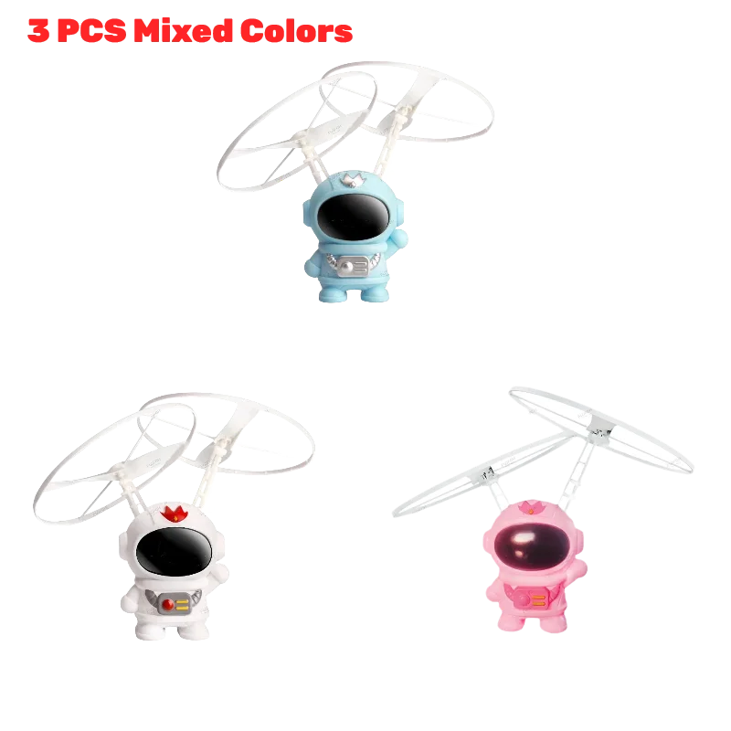 Robot Astronaute Volant Lumineux Lévitation UFO - Jouet Interactif LED - kadopascher