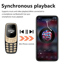 Mini téléphone portable avec entrée SIM / SERVO BM10 Mini Mobile Phone 2 SIM Card Bluetooth Earphone Voice Changer Dialer Low Radiation Sound Recording Small Cellphone - kadopascher