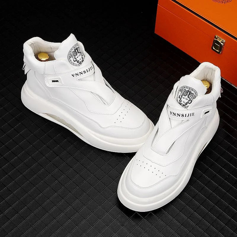 Sneakers Montantes Homme – Chaussures Casual Légères Respirantes Semelle Épaisse
