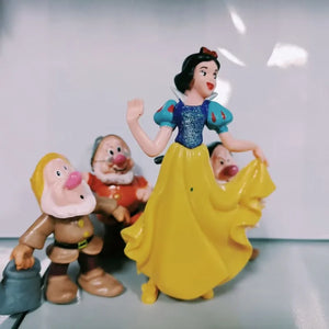 8Pcs/Set Disney Figure Toy Movie Snow White And The Seven Dwarfs Action Figures Doll Model Collection Decoration - kadopascher