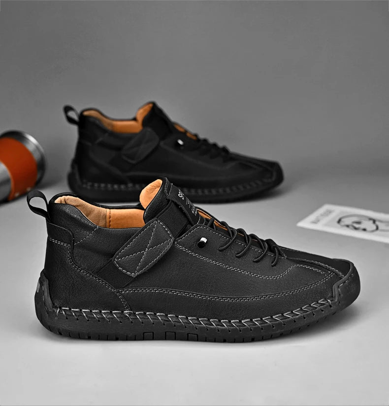 Chaussures cuir véritable entièrement faite a la main 
Handmade Leather Men Shoes - kadopascher