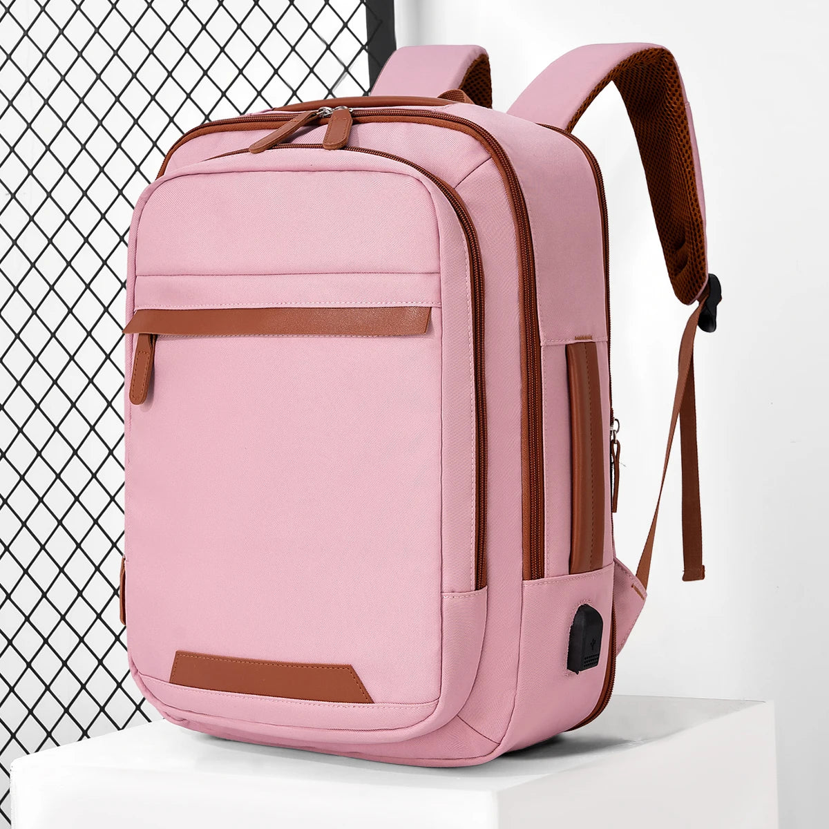 Sac à Dos USB Rechargeable Waterproof – Nylon Premium, Grande Capacité, Unisexe - kadopascher
