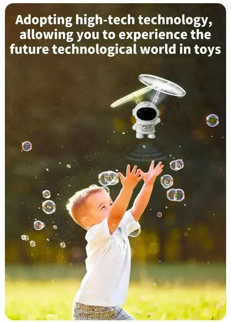 Robot Astronaute Volant Lumineux Lévitation UFO - Jouet Interactif LED - kadopascher