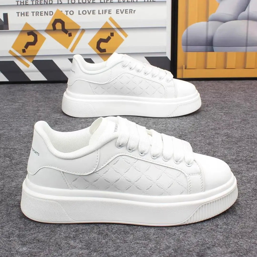 Chaussures Plateforme Homme Automne 2025 – Sport Casual Confortables | Cuir PU EU 38-48 - kadopascher
