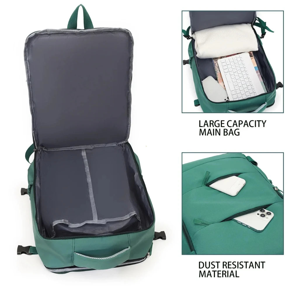 Couples Leisure Lightweight Backpack Travel Backpack Female New Backpack Student Schoolbag Large Capacity Travel Commuter Luggag - kadopascher