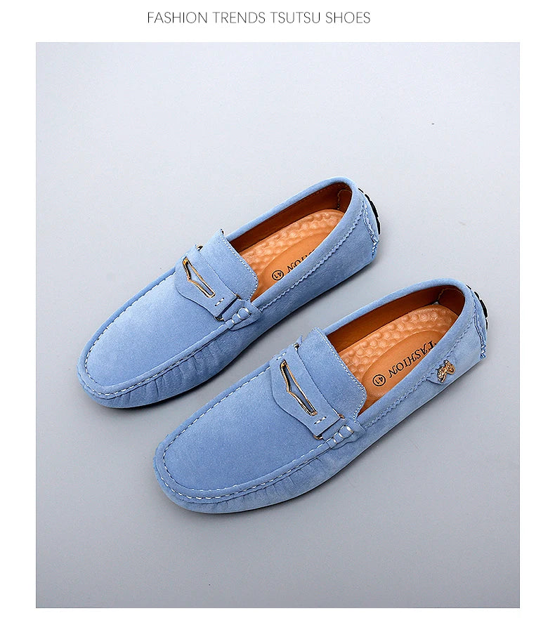 Chaussures Bateau Homme Style Britannique - Mocassins Slip-On Casual