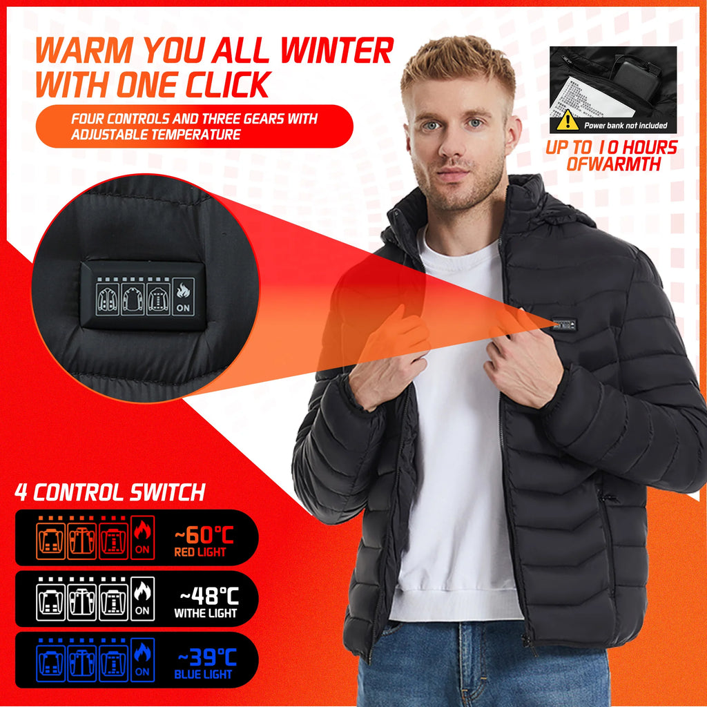 Chaqueta térmica de invierno TODWARM 21 Zone USB para hombre y mujer