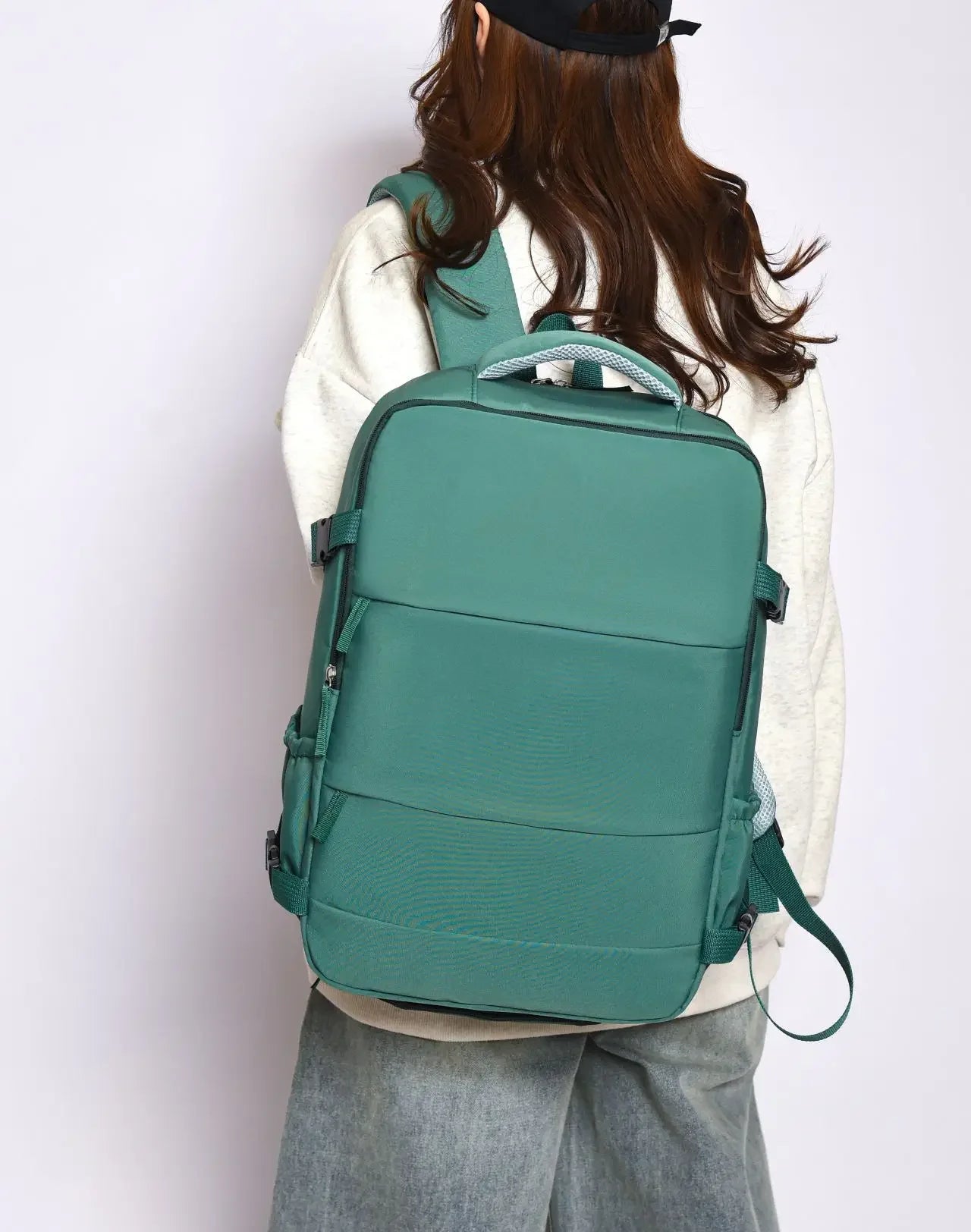 Couples Leisure Lightweight Backpack Travel Backpack Female New Backpack Student Schoolbag Large Capacity Travel Commuter Luggag - kadopascher