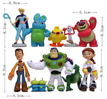 Disney 7PCS Toy Story 4 Action Figures Toys Woody Jessie Buzz Lightyear Forky Pig Bear Figura Model Doll Figurine Kids Boy Gifts - kadopascher