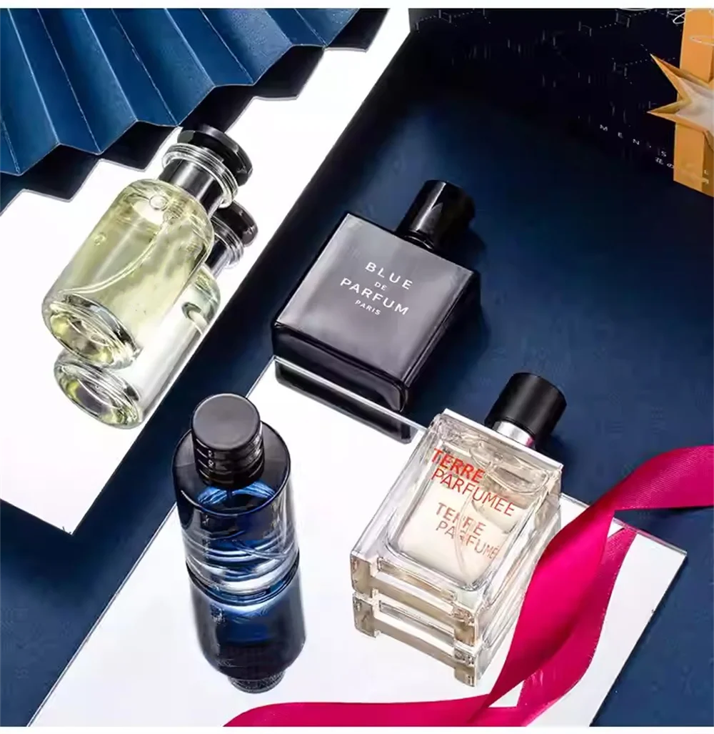 Coffret Parfum Homme Luxe - 4 Fragrances 100ml Cadeau Premium