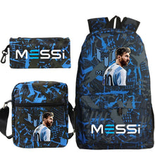 Ensemble scolaire sac trousse sacoche RONALDO / New 3pcs CR7 Backpacks Women Men Travel Ourdoor Casual Capacity Mochilas Teens Printe Laptop School Bags With Shoulder Bags