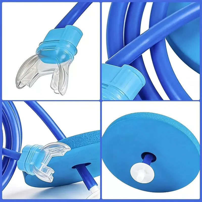 Tuba de Plongée Pliable en Silicone – Tube Respiratoire Anti-Étouffement pour Natation & Snorkeling