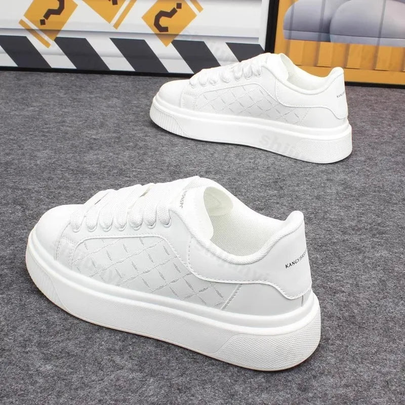 Chaussures Plateforme Homme Automne 2025 – Sport Casual Confortables | Cuir PU EU 38-48 - kadopascher
